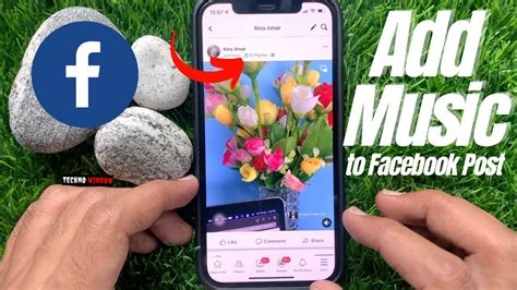 how to add music to a facebook post